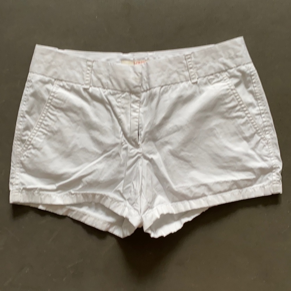 White J Crew Shorts